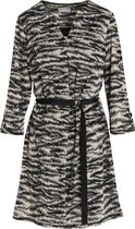 Cassis - Female - Jurk met stijlvolle zebraprint  -