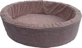 NapZZZ Hondenmand ovaal ribbed Roze N0 1 46x40x13 cm