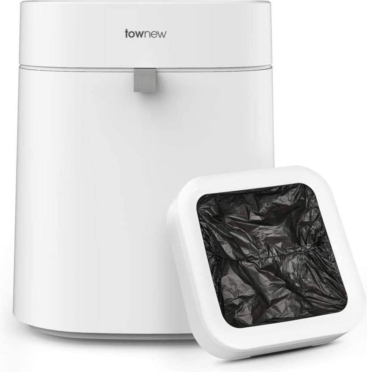Townew T Air Lite - Waterdichte Slimme Sensor Prullenbak - automatische zakdichting en vervanging - 16,6L - Wit
