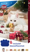 Trixie Adventskalender Voor katten inclusief dierenplacemat - Kerst - Kerstmis - Poes - Kat