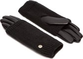 Handschoenen Dames Touchscreen - Zwarte Handschoenen met afneembare Sleeve - Modieuze handschoenen voor Vrouwen -  Zachte Warme Voering - Model Noah - Te dragen met of zonder Sleev