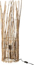 J-Line Staanlamp Takken Metaal/Bamboo Small