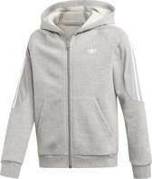 adidas Originals Outline Hoodie Sweatshirt Unisex Grijs 10/11 jaar oud