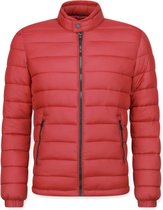 Enos Winterjassen - Heren Winterjas Kort - Down Jack - Rood - XL