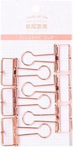 ProductGoods - Luxe Brede Paperclips - Rosé Goud - 2,5 cm - 6 stuks