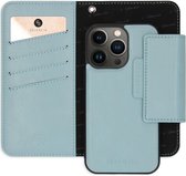 Selencia 2-in-1 Uitneembare Vegan Lederen Bookcase Phone 13 Pro hoesje - Blauw