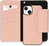 Selencia 2-in-1 Uitneembare Vegan Lederen Bookcase iPhone 13 hoesje - Roze