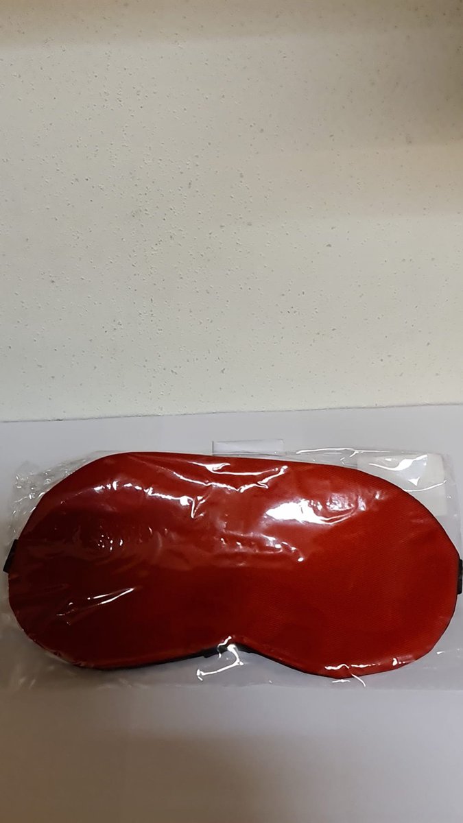 Slaapmasker - kleur :rood