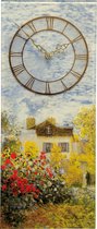 Goebel® - Claude Monet | Wand Klok "Het Kunstenaarshuis" | Glas, 48cm, met echt goud