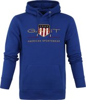 Gant - Hoodie Shield Blauw - L - Modern-fit