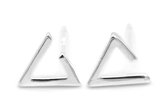 Driehoek oorstekers - 925 Sterling zilver - Oorknoppen - Damesdingetjes