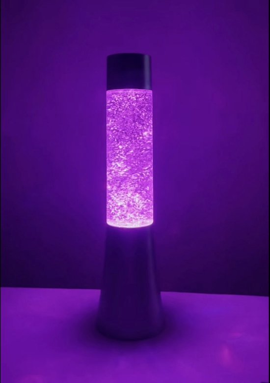 Lampe scintillante avec piles incluses Lampe à lave LED avec changement de couleur 
