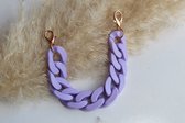 bebeautiful decoratieve ketting voor telefoon lilac