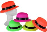 4 stuks bolhoed neon kleuren