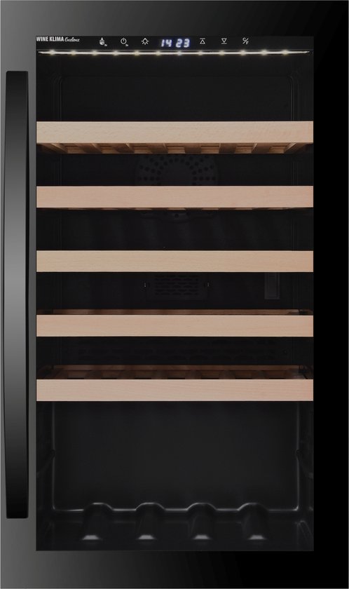 Wine Klima S40 Wijnklimaatkast Vrijstaand 49 Flessen Zwart - Wine - €739,00