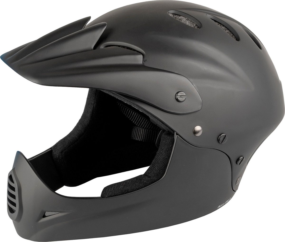 M-wave Downhill Fietshelm Unisex Matzwart Maat 54-58 Cm