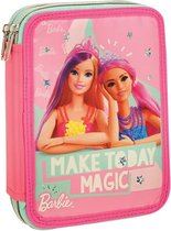 Bol.com Barbie Etui Meisjes 15 X 8 Cm Polyester Roze 27-delig aanbieding
