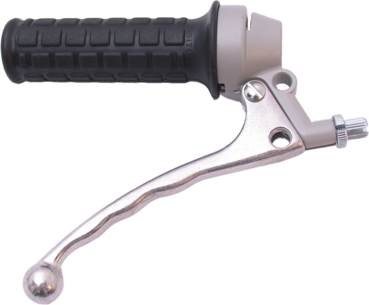 Gashandel model magura Zundapp oude type model 517 zilver rechts