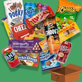 Mystery Snackbox WinterWonder - Amerikaans Snoep - Mystery box - Chips - Frisdrank - Kerst Snoep