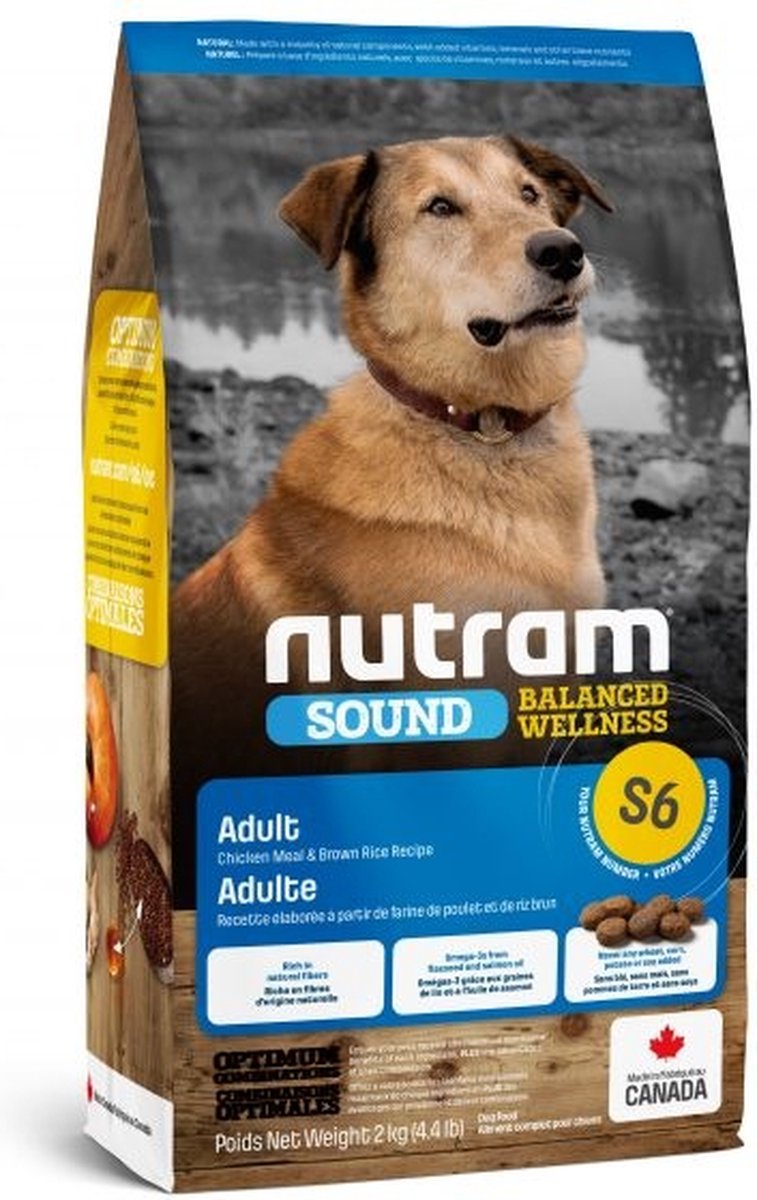 Nutram hondenvoer Adult S6 11,4 kg