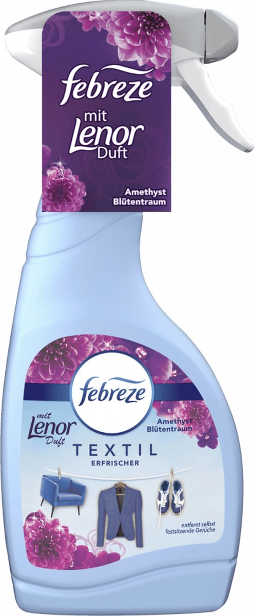 Febreze Textielverfrisser Spray | Met de geur van Lenor | Amethist &  Bloemen Boeket |... | bol