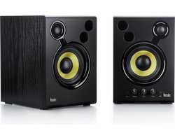 Hercules DJMonitor 42 - Actieve 4" Studiomonitorset - 2x 20W RMS (80W Piek) Speakers - DJ & Studio