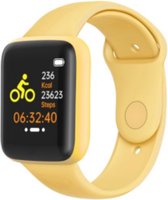 Smart Horloge D20S - Waterdicht - Bluetooth - Bloeddruk Fitness Tracker - Hartslagmeter Smartwatch - Geel