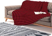 Zethome - Bankhoes - Sofa cover - 180x180 cm - Chenille Stof - Bank hoes - Bank beschermer - Digital Printed - Red