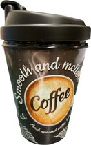 Titiz coffee to go smooth 400 ml - koffie of theebeker voor onderweg met sluitklepje