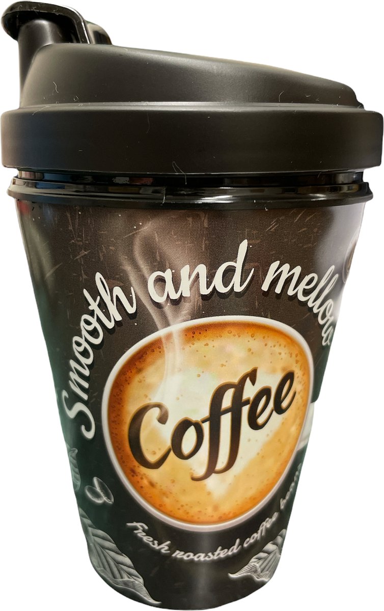 Titiz coffee to go smooth 400 ml - koffie of theebeker voor onderweg met sluitklepje