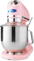 Bol.com Maxima Planeetmenger 7 L Tot 2 Kg Deeg Pastel Roze - RVS Mengkom - 11 Snelheden - Keukenmachine - Standmixer - Keukenrob... aanbieding