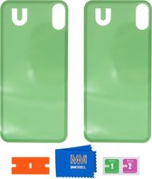 MMOBIEL 2x Waterdichte Achterkant Back Cover Stickers voor iPhone XR