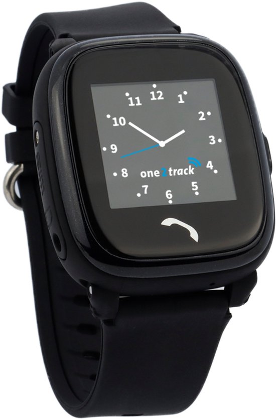 One2track Connect Play - GPS telefoonhorloge voor kinderen - Zwart - GPS met belfunctie - GPS horloge Kind - one2track