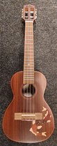 Leho Concert ukulele in massief Pyinkado redwood hout met koi inlegwerk- limited editie - inclusief luxe draagtas LHUC-LMT/FISH