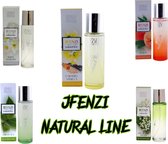 5x JFenzi - Eau de Parfum- Natural line - 5 heerlijke geuren 50ml **Cadeau Tip** ✮✮✮✮✮ - Cadeau Tip !