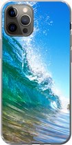 Geschikt voor iPhone 13 Pro hoesje - Een close-up van een golf die breekt voor de kust van Hawaii - Siliconen Telefoonhoesje