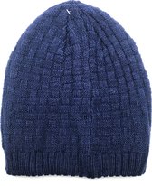 Premium Kwaliteit Muts - Beanie - Muts geweven - one size - Blauw