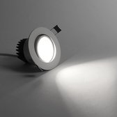 Kantelbare LED Inbouwspot - 4 Stuks - 6000K Koudwit licht - 5W - Energiezuinig & Duurzaam - Vervangt 50W - Wit