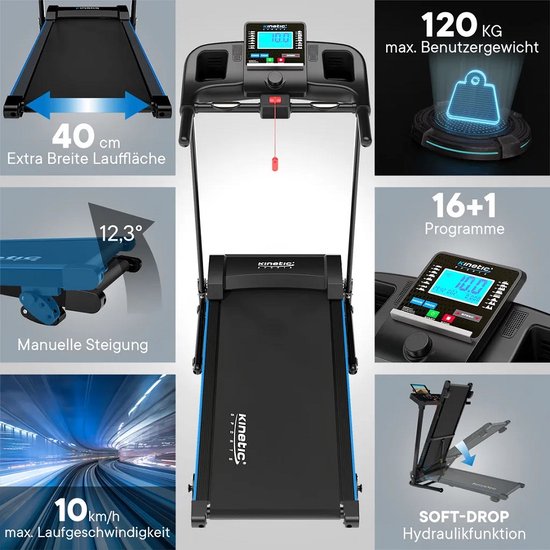 Sports KST2900FX loopband opvouwbaar 750 watt stille