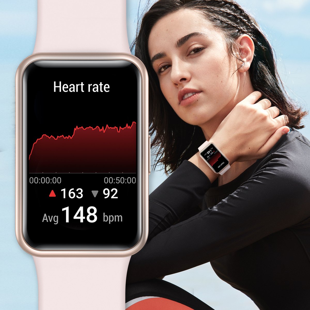 huawei smartwatch sakura pink