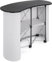 Tentoonstelling Teller - raagbare - Pop-up - Beurs Display Tafel - Promotie Podium Tafel - Stand - met Wandtassen - 51x38.5 Inch