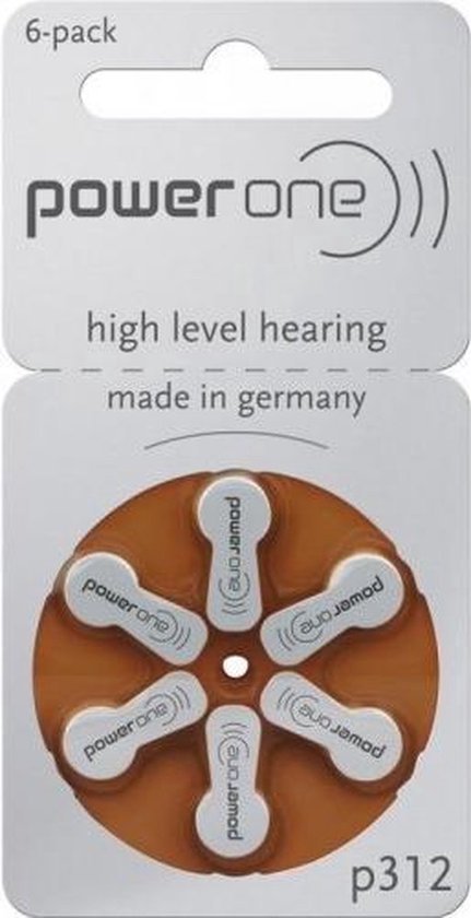 ANSMANN Piles auditives 312 1,4V 60 pièces – Piles bouton type 312