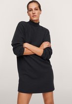 Mango Jurk Tricot Katoenen Jurk 17039088 95 Dames Maat - 46