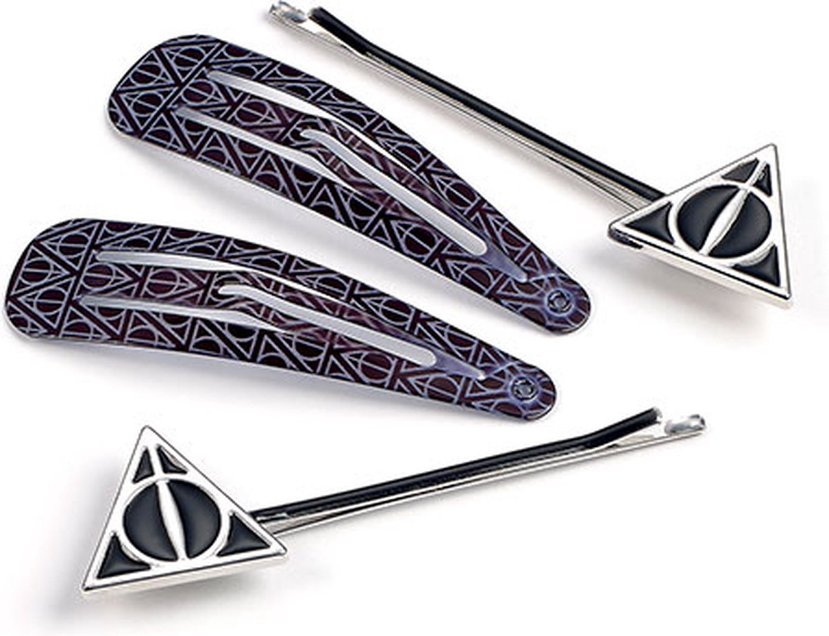 The Carat Shop Deathly Hallows Hair Clip Set - Harry Potter