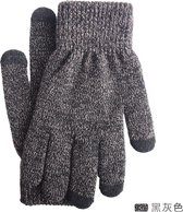 Winter handschoenen - Donker Grijs - Medium Size - Acryl - Touchscreen - Warmte behoudend - Unisex