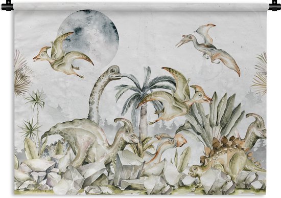 Skcess Wandtapijt Bos Natuur Landschap, Groen Wanddoek Bos Zonsopgang Wandtapijt Groot Tapisserie Jungle Wandbehang Decoratieve Tapestry 260 x 240 cm