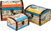 3 Delig Kofferset – Classic American design