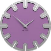 Italiaanse Wandklok ROLANDA PURPLE MODERN DESIGN