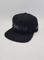 HERU Snapback Pet Zwart - Street wear