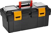 Rexens® Gereedschapskoffer XXL - Gereedschapskist - Koffer Voor Gereedschap - Tools Opslag - Met Handvat - 7kg Capaciteit - Zwart